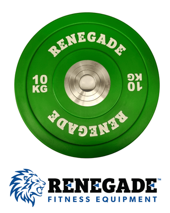 Renegade 10kg Pro Grade Urethane Bumper Plate