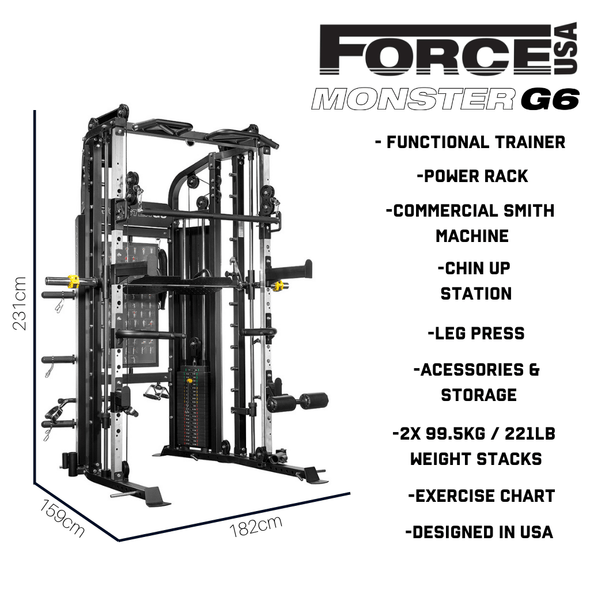 Force USA G6 All-In-One Trainer - Macarthur Fitness Equipment
