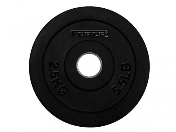Force USA Rubber Coated Standard Weight Plate - Macarthur Fitness Equipment