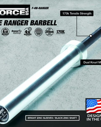 Force USA The Ranger Barbell - Macarthur Fitness Equipment