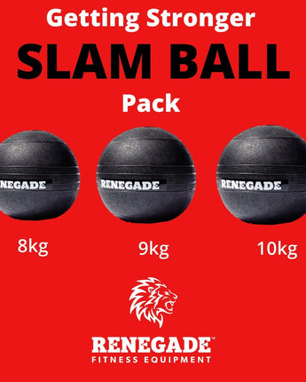 Getting Stronger Slam Ball Pack - Macarthur Fitness Equipment