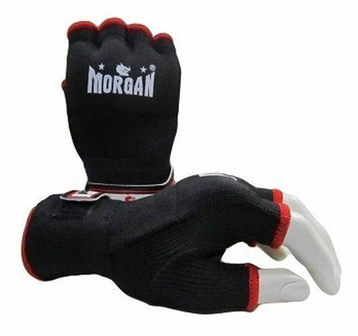 Morgan Elasticated Easy Hand Wraps Black - Macarthur Fitness Equipment