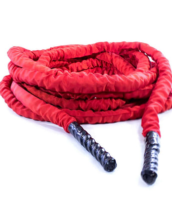 Renegade Battle Rope 12 metre Red Nylon Cover - Macarthur Fitness Equipment