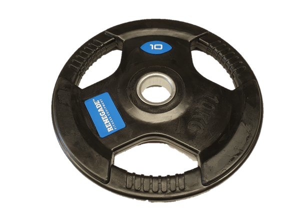 Renegade Rubber Coated Olympic Weight Plate 10kg - Macarthur Fitness Equipment